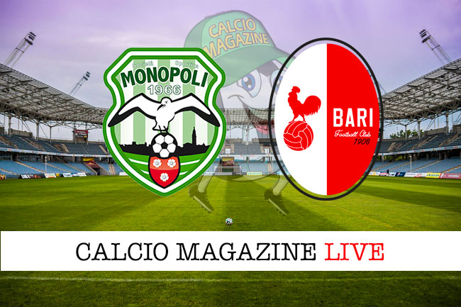 Monopoli Bari cronaca diretta live risultato in tempo reale