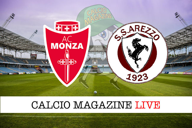 Monza Arezzo cronaca diretta live risultato in tempo reale