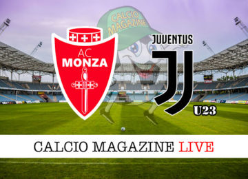 Monza Juventus under 23 cronaca diretta live risultato in tempo reale