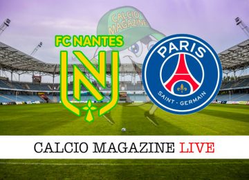 Nantes PSG cronaca diretta live risultato in tempo reale