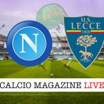 Napoli Lecce cronaca diretta live risultato in tempo reale
