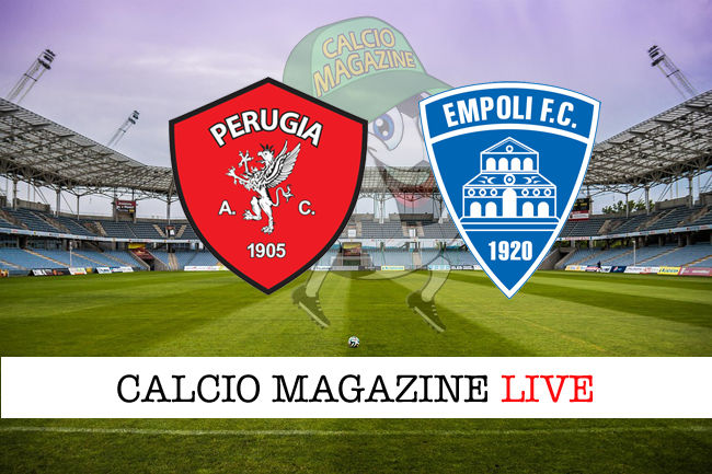 Perugia Empoli cronaca diretta live risultato in tempo reale