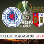 Rangers Braga cronaca diretta live risultato in tempo reale