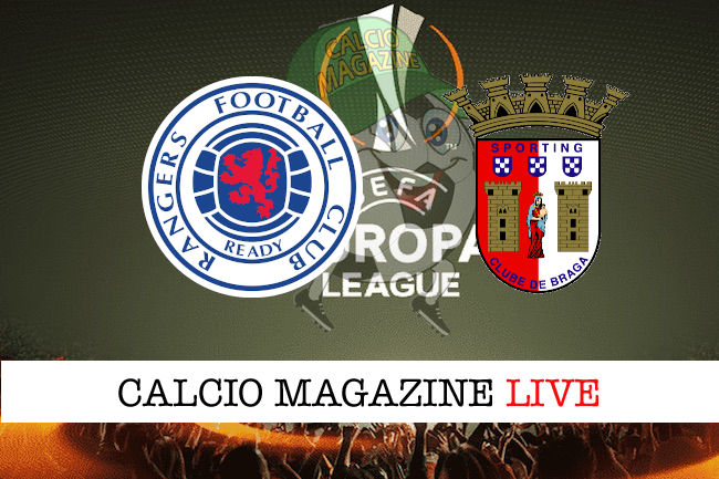 Rangers Braga cronaca diretta live risultato in tempo reale