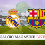 Real Madrid Barcellona cronaca diretta live risultato in tempo reale