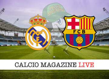 Real Madrid Barcellona cronaca diretta live risultato in tempo reale