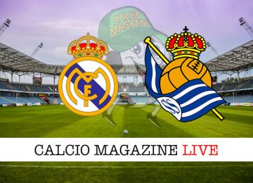 Real Madrid Real Sociedad cronaca diretta live risultato in tempo reale