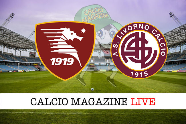 Salernitana Livorno cronaca diretta live risultato in tempo reale