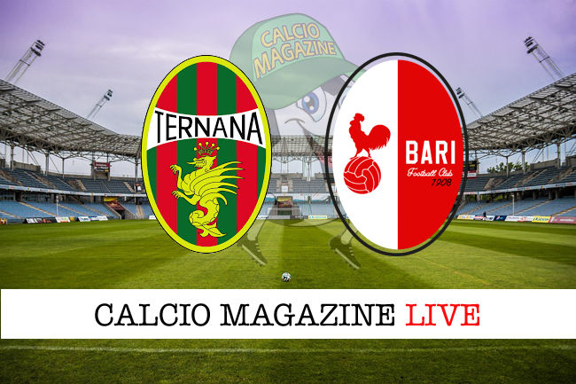 Ternana Bari cronaca diretta live risultato in tempo reale