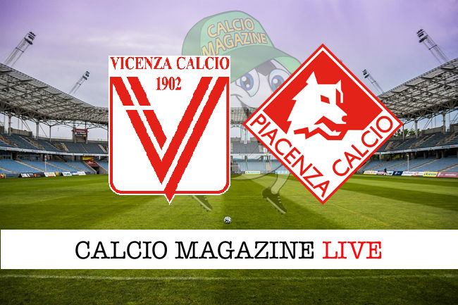 Vicenza Piacenza cronaca diretta live risultato in tempo reale