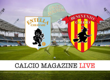 Virtus Entella Benevento cronaca diretta live risultato in tempo reale