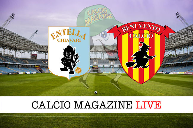 Virtus Entella Benevento cronaca diretta live risultato in tempo reale