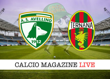 Avellino Ternana cronaca diretta live risultato in tempo reale