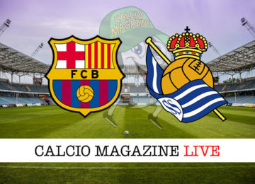 Barcellona Real Sociedad cronaca diretta live risultato in tempo reale