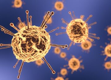 coronavirus giallo blu