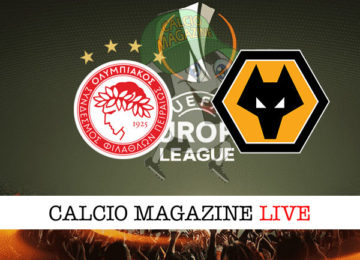 Olympiacos Wolverhampton cronaca diretta live risultato in tempo reale