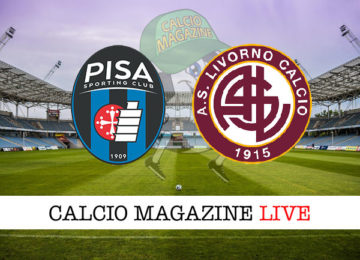 Pisa Livorno cronaca diretta live risultato in tempo reale