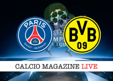 PSG Borussia Dortmund cronaca diretta live risultato in tempo reale