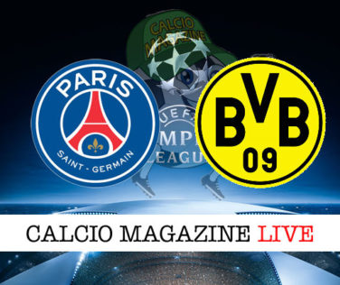 PSG Borussia Dortmund cronaca diretta live risultato in tempo reale