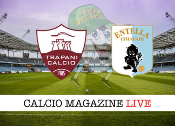 Trapani Virtus Entella cronaca diretta live risultato in tempo reale