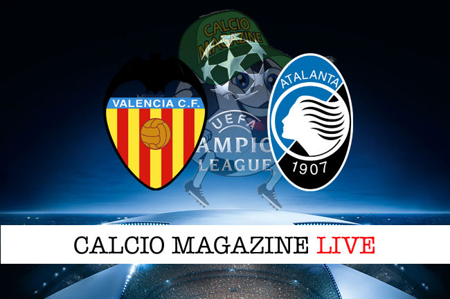 Valencia Atalanta cronaca diretta live risultato in tempo reale