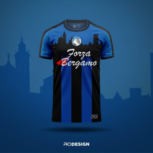 Atalanta, le più belle maglie di solidarietà per la città di Bergamo