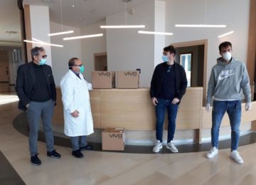 Il Lecce dona tre ventilatori polmonari all'ospedale Vito Fazzi