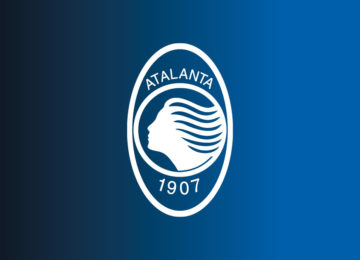 Atalanta logo bianco