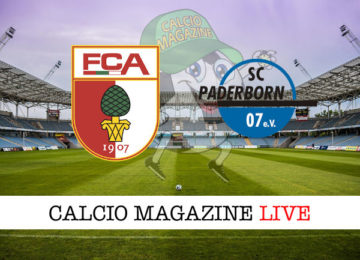 Augsburg Paderborn cronaca diretta live risultato in tempo reale