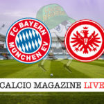 Bayern Monaco Eintracht Francoforte cronaca diretta live risultato in tempo reale