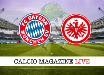 Bayern Monaco Eintracht Francoforte cronaca diretta live risultato in tempo reale