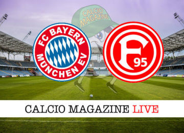 Bayern Monaco Fortuna Dusseldorf cronaca diretta live risultato in tempo reale