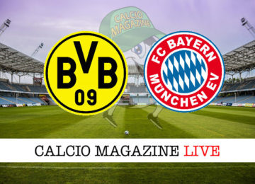 Borussia Dortmund Bayern Monaco cronaca diretta live risultato in tempo reale