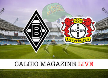 Borussia Monchengladbach Bayer Leverkusen cronaca diretta live risultato in tempo reale