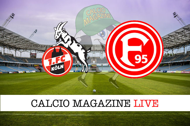 Colonia Fortuna Dusseldorf cronaca diretta live risultato in tempo reale