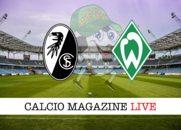 Friburgo Werder Brema cronaca diretta live risultato in tempo reale