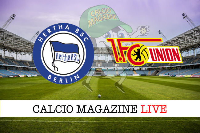 Herta Berlino Union Berlino cronaca diretta live risultato in tempo reale