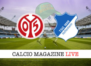 Mainz Hoffenheim cronaca diretta live risultato in tempo reale