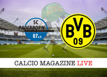 Paderborn Borussia Dortmund cronaca diretta live risultato in tempo reale