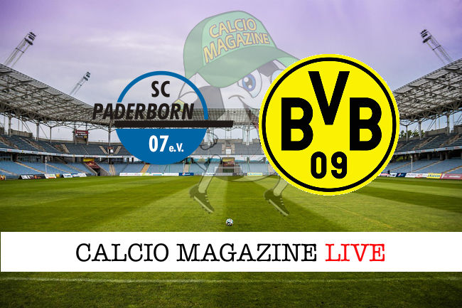 Paderborn Borussia Dortmund cronaca diretta live risultato in tempo reale