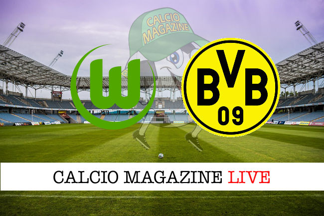 Wolfsburg Borussia Dortmund cronaca diretta live risultato in tempo reale