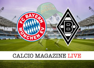 Bayern Monaco Borussia Monchengladbach cronaca diretta live risultato in tempo reale