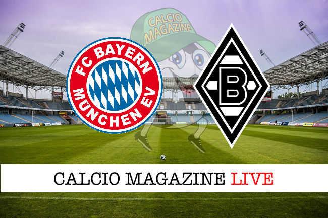 Bayern Monaco Borussia Monchengladbach cronaca diretta live risultato in tempo reale