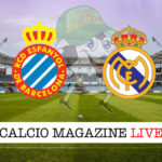 Espanyol Real Madrid cronaca diretta live risultato in tempo reale