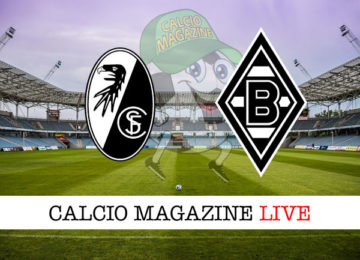 Friburgo Borussia M'Gladbach cronaca diretta live risultato in tempo reale