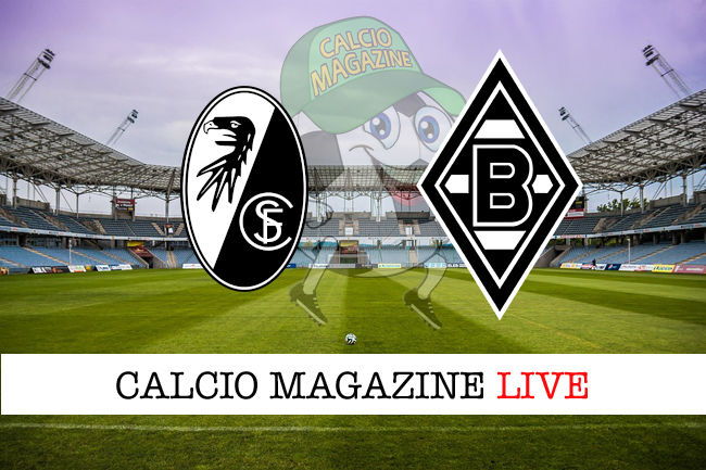 Friburgo Borussia M'Gladbach cronaca diretta live risultato in tempo reale