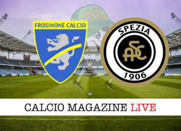 Frosinone Spezia cronaca diretta live risultato in tempo reale