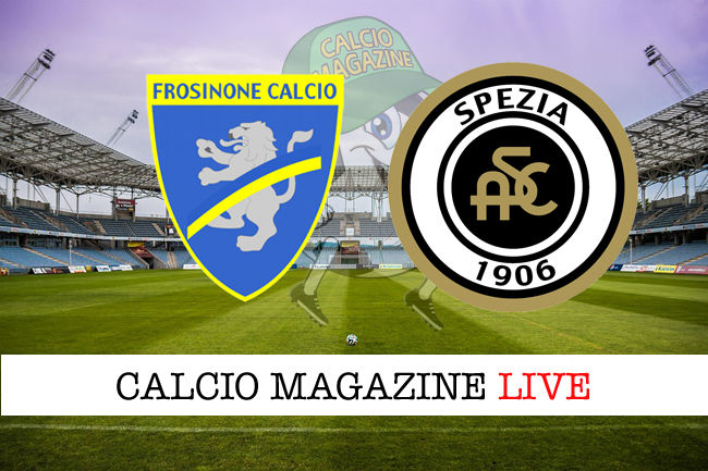 Frosinone Spezia cronaca diretta live risultato in tempo reale