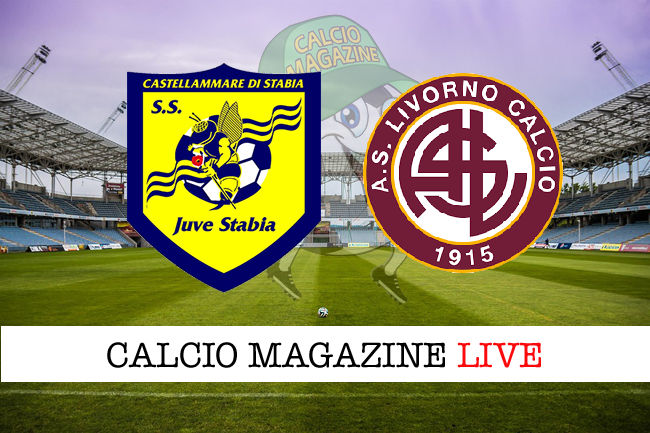 Juve Stabia Livorno cronaca diretta live risultato in tempo reale