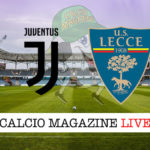 Juventus Lecce cronaca diretta live risultato in tempo reale